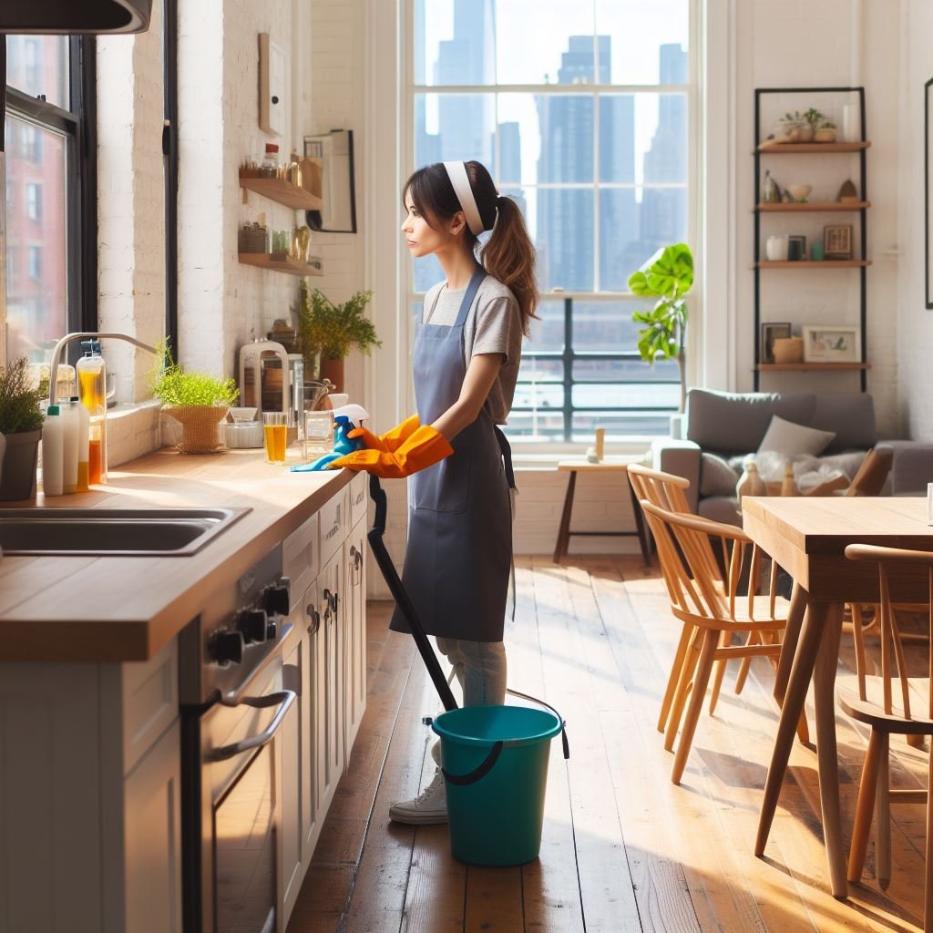 Detailed move out kitchen cleaning by Maid Blast